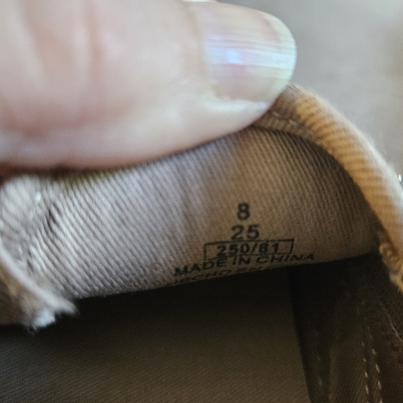 Old Navy gold sparkly slip on sneakers - Picture 7 of 11